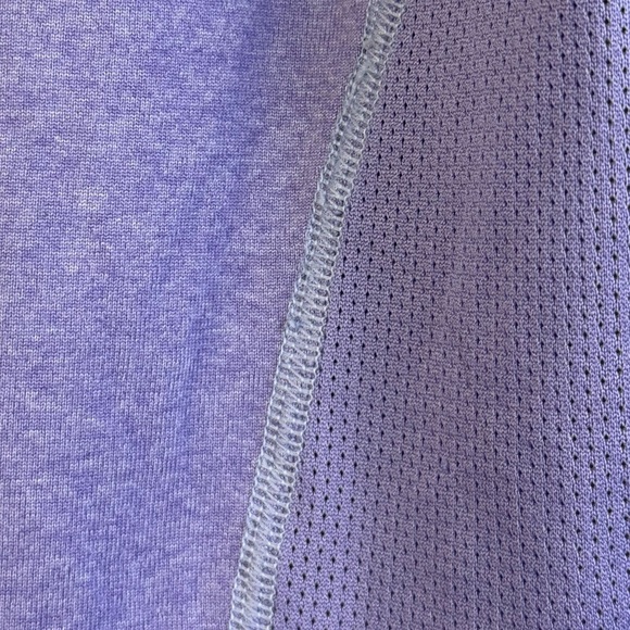 North Face Women's FlashDry Short Sleeve Purple V-Neck T-Shirt Size L - Picture 5 of 5